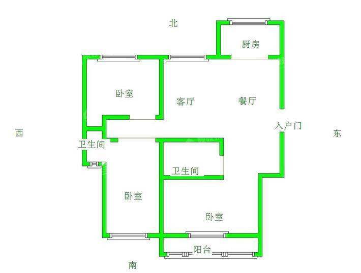 万泰丽景东区3室2厅2卫127㎡