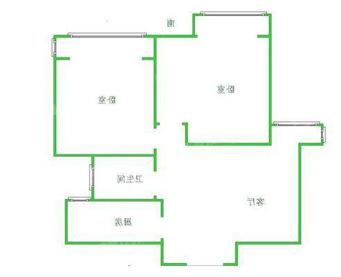 阿尔卡迪亚锦绣天地B区2室2厅1卫72㎡