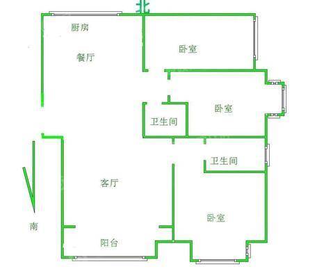 天成明月洲东区3室2厅2卫132㎡