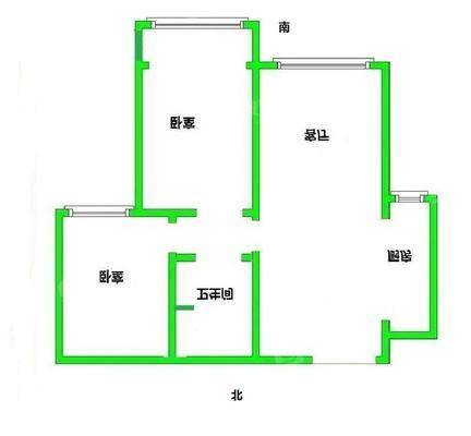 凤凰城（B区）2室2厅1卫91㎡