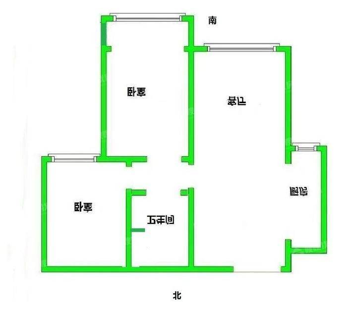 凤凰城（B区）2室2厅1卫91㎡