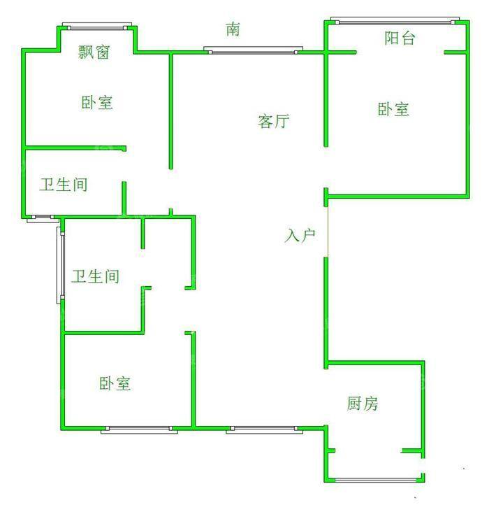 天成明月洲东区3室2厅2卫139㎡