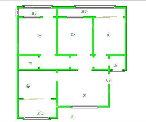 清苑小区3室2厅2卫148㎡