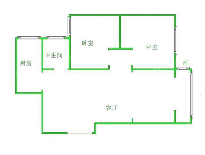 嘉禾一方一期3室1厅1卫98㎡