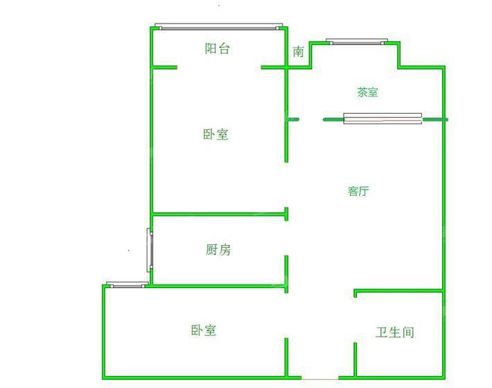 御宇国际一期（秀瑞苑）3室2厅1卫86㎡