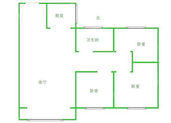 保利堂悦3室2厅1卫98㎡
