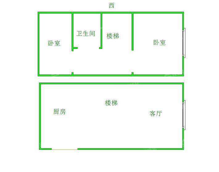 泰合星耀城2室1厅1卫42㎡