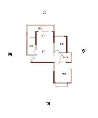 恒大城（商品房）2室2厅1卫97㎡