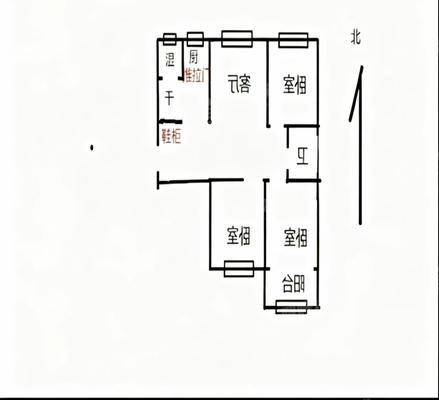 三里家园3室2厅2卫116㎡