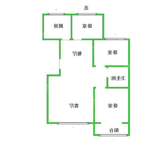 天成名著二期3室2厅1卫103㎡