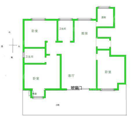 天成名著二期3室2厅2卫125㎡