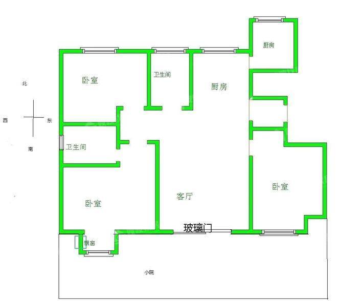 天成名著二期3室2厅2卫125㎡