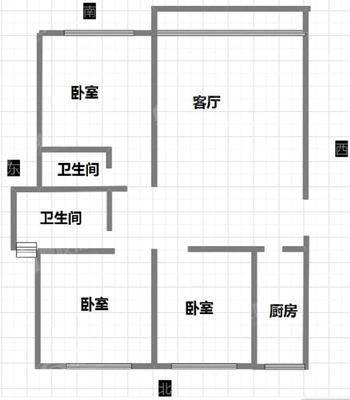 朝阳门3室2厅2卫118㎡