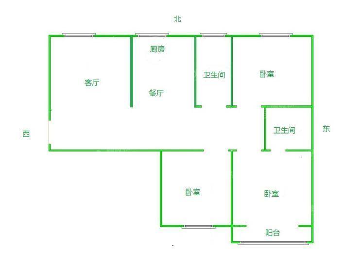 德富悦城3室2厅2卫128㎡