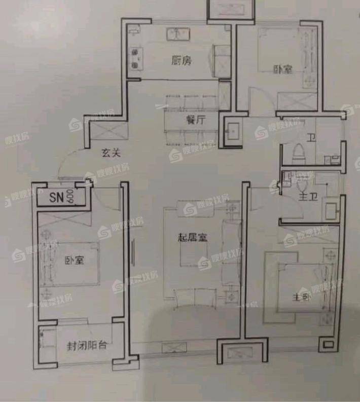 大运河新村（安运佳苑）3室2厅2卫123㎡