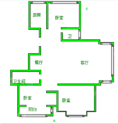 金域华庭3室2厅2卫115㎡