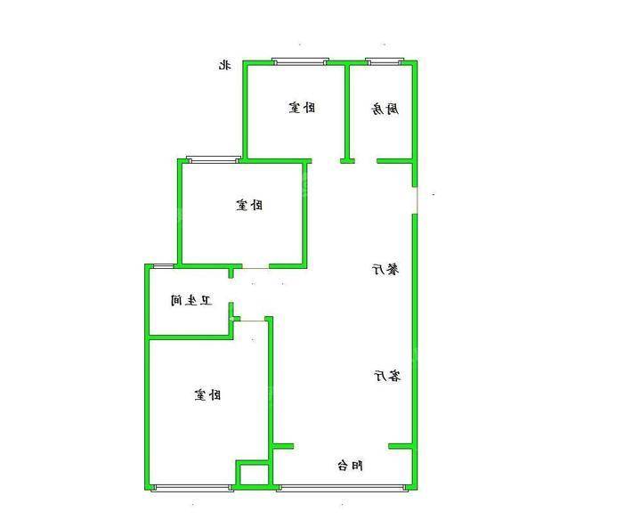 荣盛香堤荣府3室1厅1卫102㎡