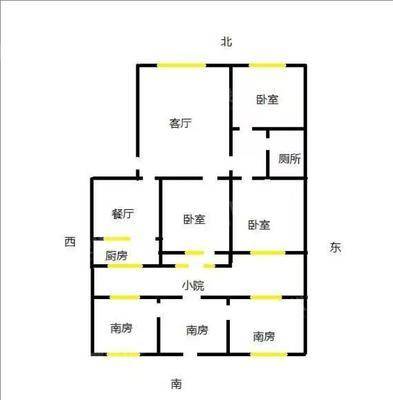 沧县医院小区3室2厅1卫86㎡