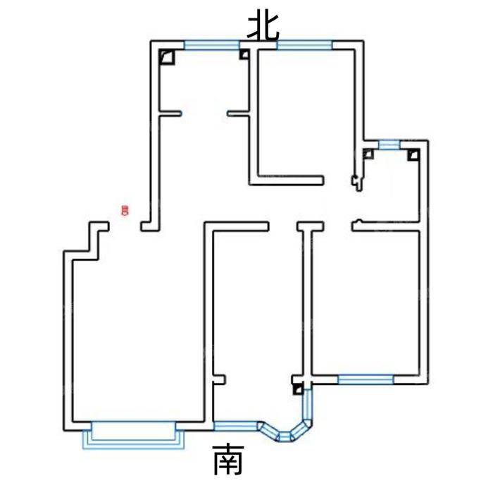 御宇国际三期（轩瑞苑）3室2厅2卫105㎡