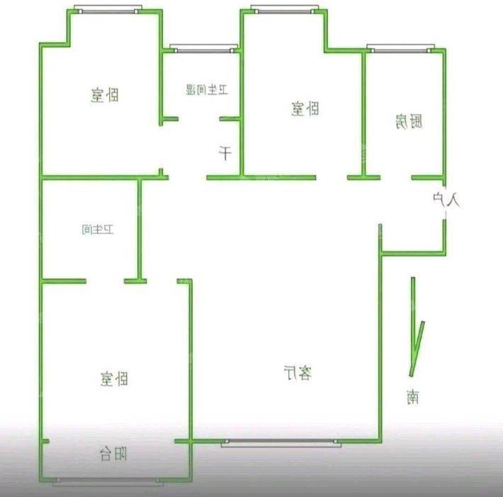 阿尔卡迪亚锦绣天地B区3室2厅2卫97㎡