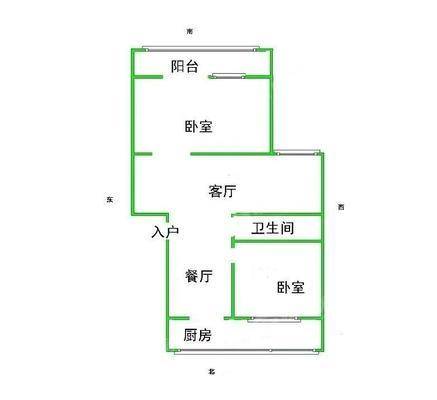 大化生活（二区）2室1厅1卫70㎡