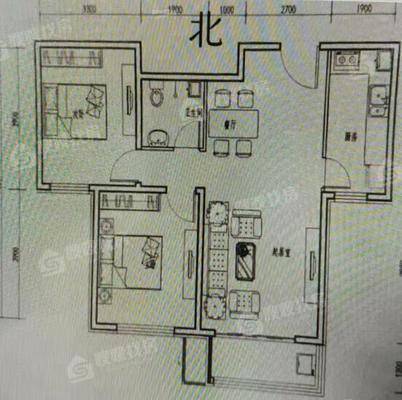 流津时代南区（9）2室2厅1卫92㎡