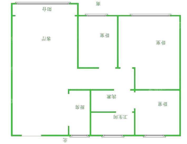 吾悦华府3室2厅1卫96㎡