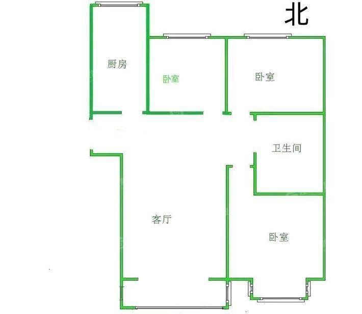 御河新城西区3室2厅2卫121㎡