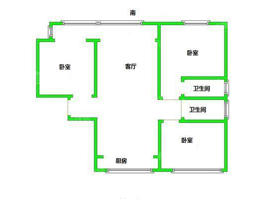颐和君悦府3室2厅2卫126㎡