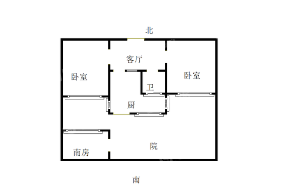 供电公司南院小区2室1厅1卫61㎡
