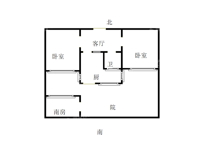 供电公司南院小区2室1厅1卫61㎡