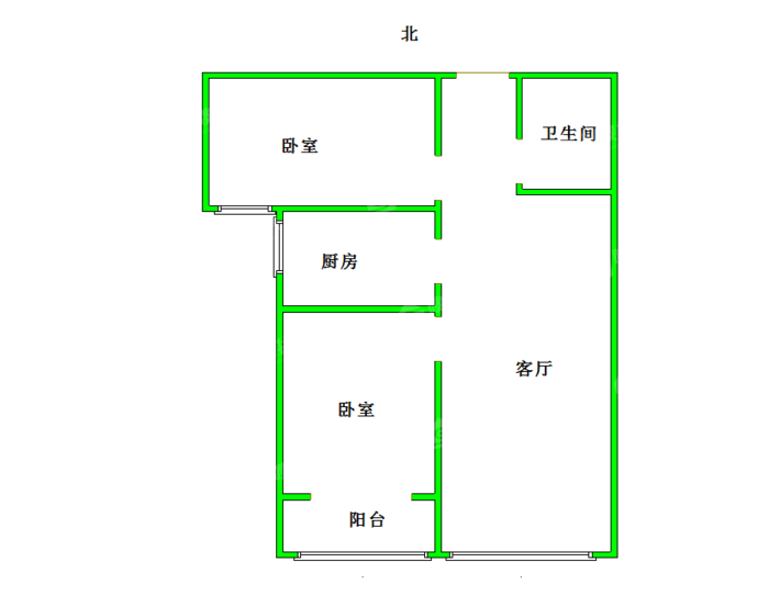 御宇国际四期2室2厅1卫85㎡