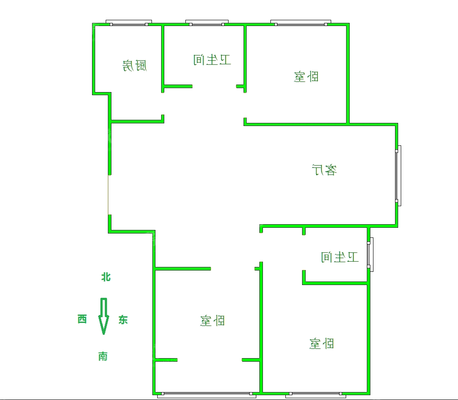 宏宇亚龙湾西区3室2厅2卫123㎡