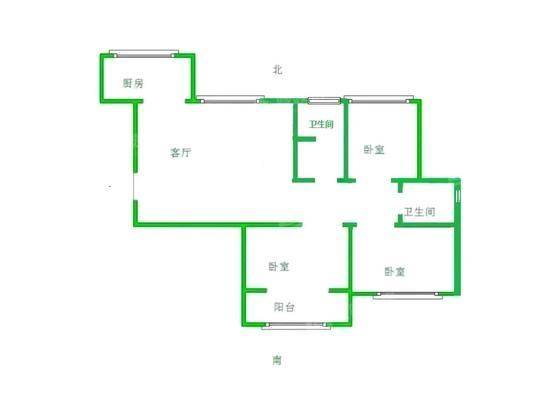 东方世纪家园3室2厅2卫122㎡