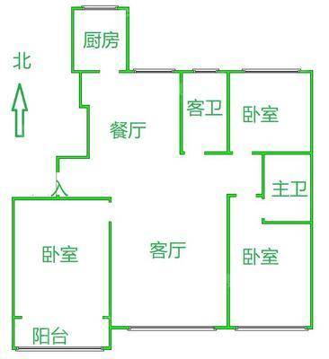 书香新苑3室2厅2卫131㎡