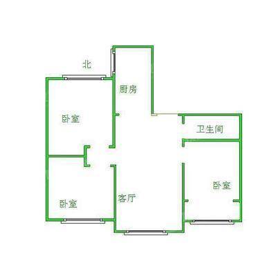 塞纳左岸3室2厅1卫118㎡