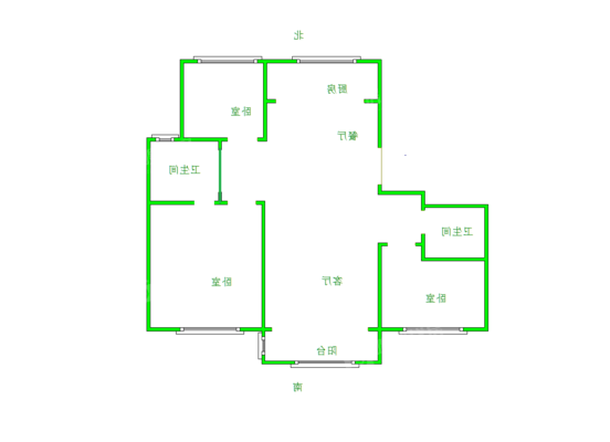 万和园3室2厅2卫136㎡