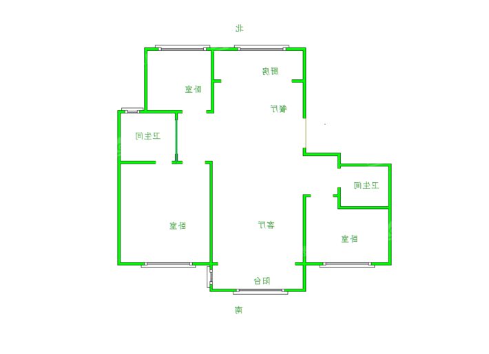 万和园3室2厅2卫136㎡