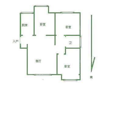 阿尔卡迪亚锦绣天地A区3室2厅1卫89㎡