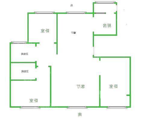天成明月洲西区3室2厅2卫122㎡