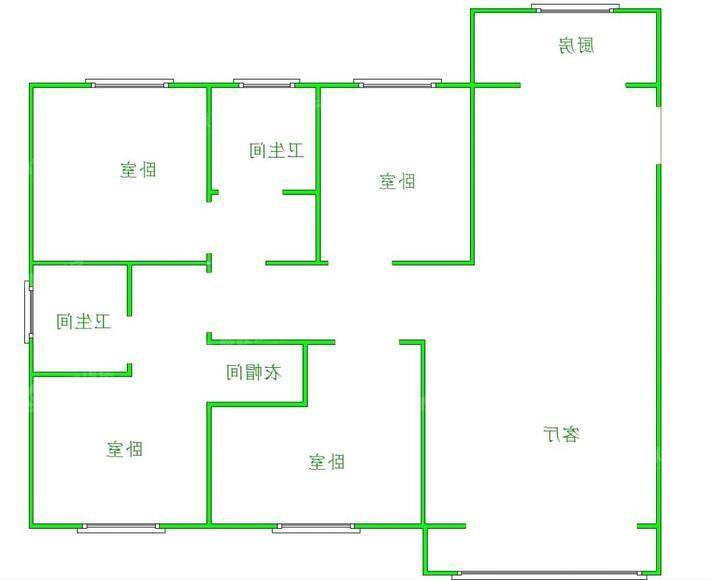 保利拉菲公馆4室2厅2卫142㎡