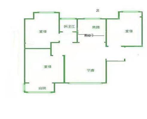 阿尔卡迪亚锦绣天地B区3室2厅1卫92㎡