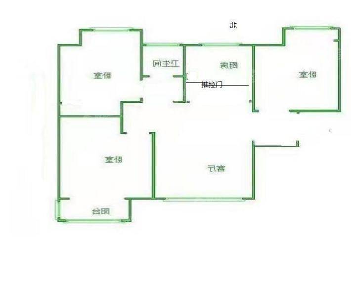 阿尔卡迪亚锦绣天地B区3室2厅1卫92㎡