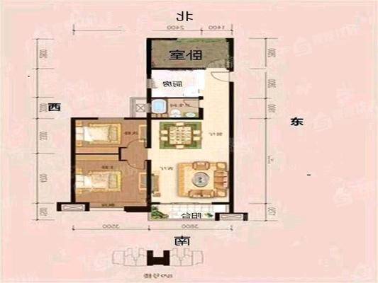 信友城市之光3室2厅1卫117㎡