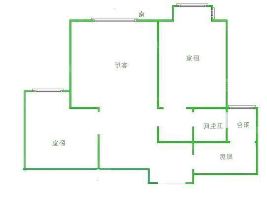 禧福荷堂A区2室1厅1卫84㎡