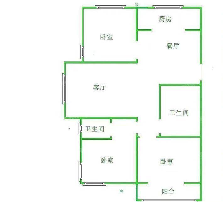 天成郡府东区3室2厅2卫135㎡