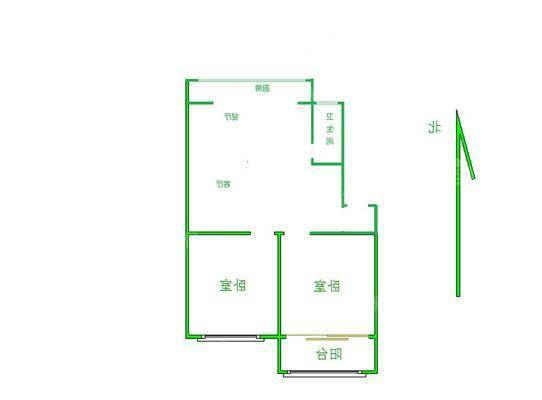广信小区2室2厅1卫89㎡