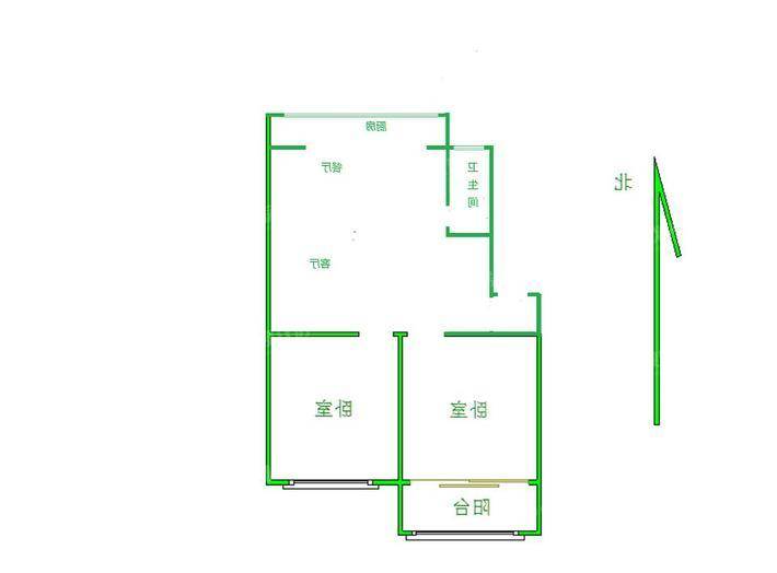 广信小区2室2厅1卫89㎡