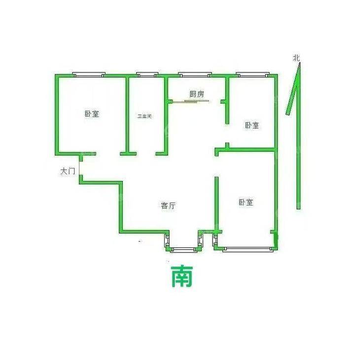 凤凰城（B区）3室2厅2卫99㎡