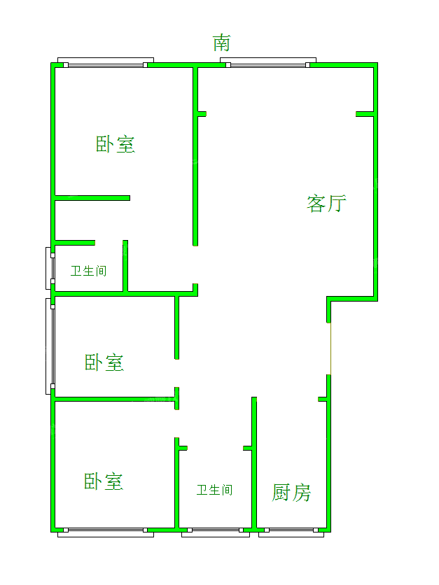 运河樾府3室2厅2卫135㎡
